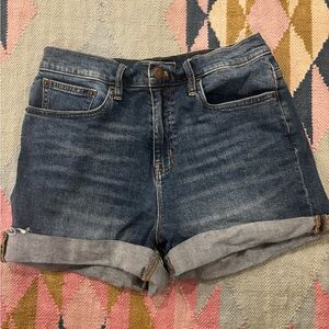 J. Crew High Rise Stretch Denim Shorts, 28